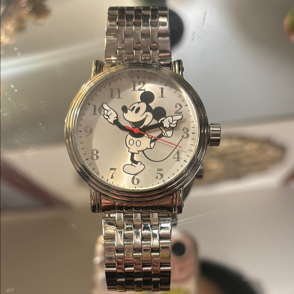 Disney Silver Mickey Mouse Watch